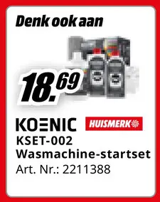 Promotie: KSET-002 Wasmachine-startset