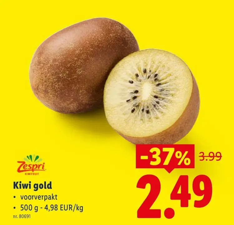 Promotie: Kiwi gold