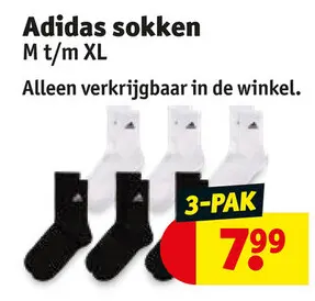 Aanbieding: Adidas sokken