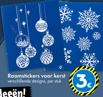 Aanbieding: Raamstickers voor kerst