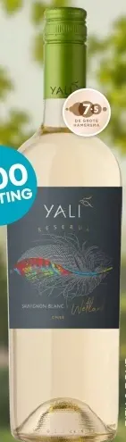 Aanbieding: Yali Reserva Sauvignon Blanc Wetland