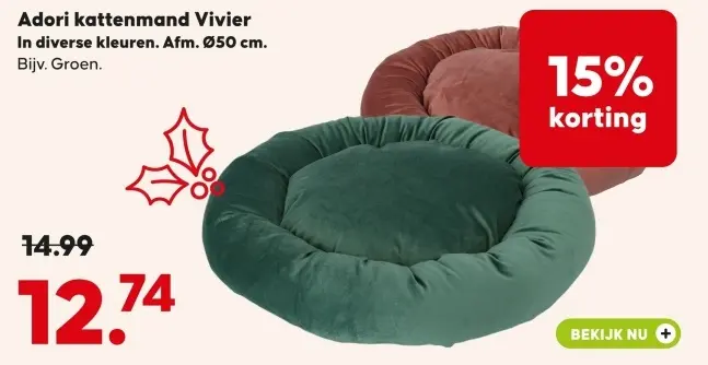 Aanbieding: kattenmand Vivier