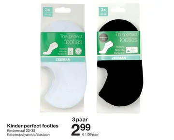 Aanbieding: Kinder perfect footies
