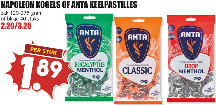 Aanbieding: Kogels of Keelpastilles