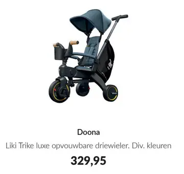 Aanbieding: Liki Trike luxe opvouwbare driewieler