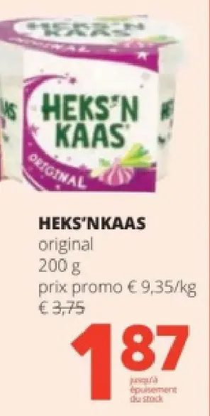 Offre: Heks'nkaas