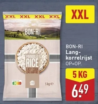 Aanbieding: Lang-korrelrijst