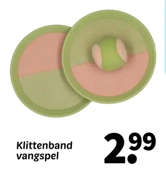 Aanbieding: Klittenband vangspel