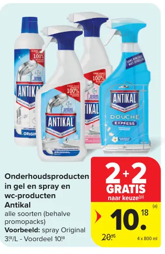 Promotie: Onderhoudsproducten in gel en spray en wc-pro