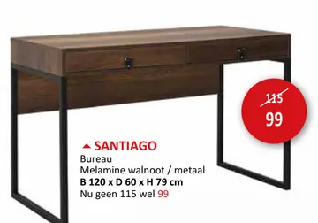 Aanbieding: SANTIAGO Bureau