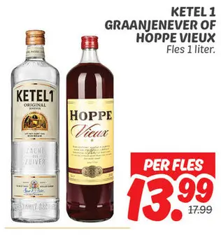 Aanbieding: Graanjenever of Hoppe vieux