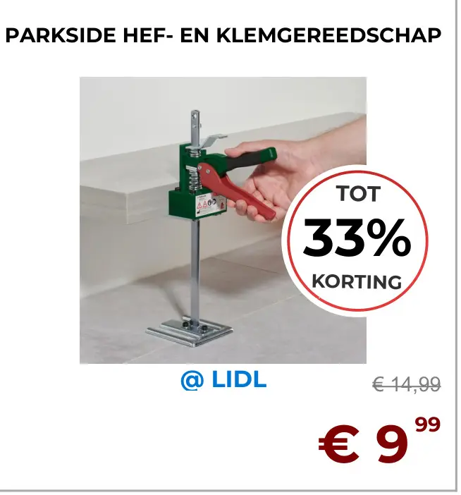 Aanbieding: Hef- en klemgereedschap