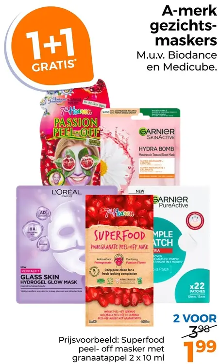 Aanbieding: Gezichtsmaskers