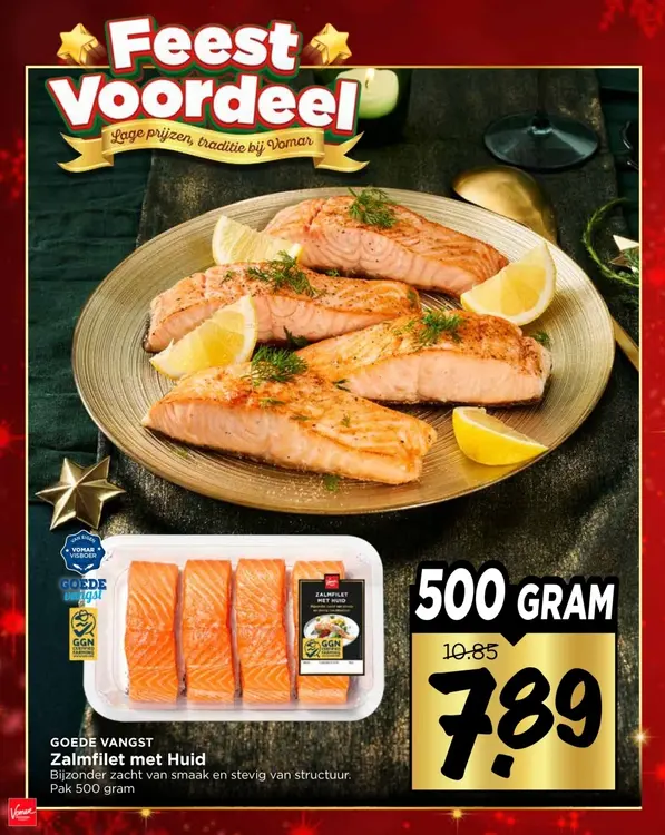 Aanbieding: Zalmfilet met Huid