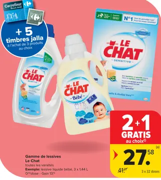 Offre: Gamme de lessives Le Chat