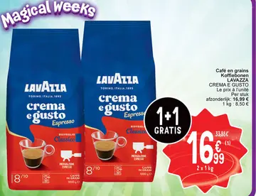 Offre: Café en grains Koffiebonen CREMA E GUSTO