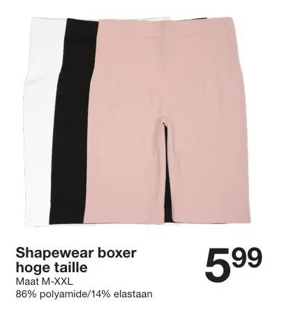 Promotie: Shapewear boxer hoge taille