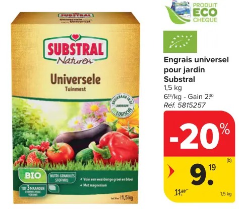 Offre: Engrais universel pour jardin