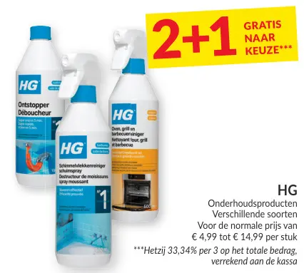 Promotie: Onderhoudsproducten