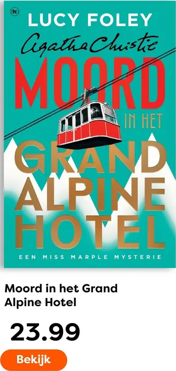 Aanbieding: Lucy Foley Moord in het Grand Alpine Hotel