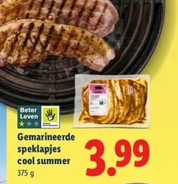 Aanbieding: Gemarineerde speklapjes cool summer