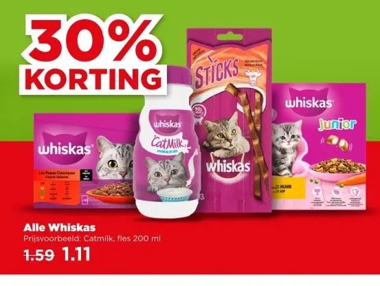 Aanbieding: Alle Whiskas