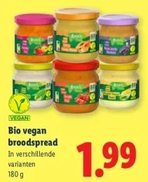 Aanbieding: Bio vegan broodspread
