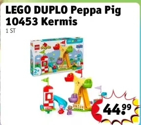 Aanbieding: LEGO DUPLO Peppa Pig 10453 Kermis
