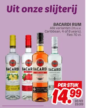 Aanbieding: Bacardi rum