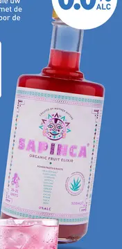 Aanbieding: Sapinca Organic Fruit Elixir  50CL