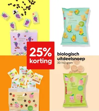 Aanbieding: biologische rozijntjes