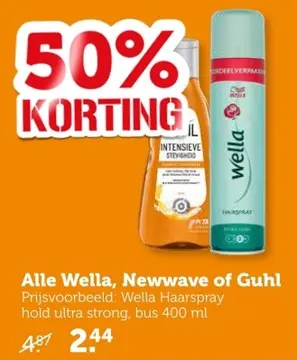 Aanbieding: Alle Wella, Newwave of Guhl