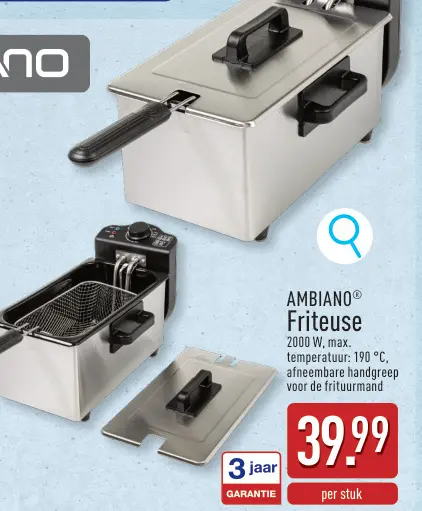 Promotie: Friteuse