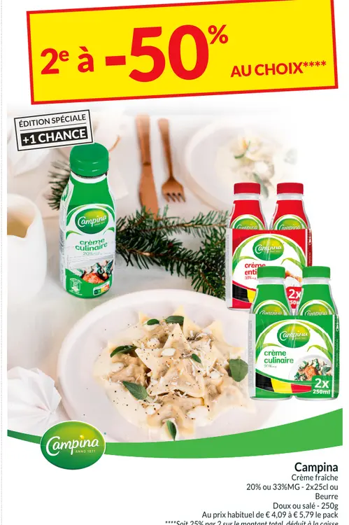 Offre: Crème fraîche
