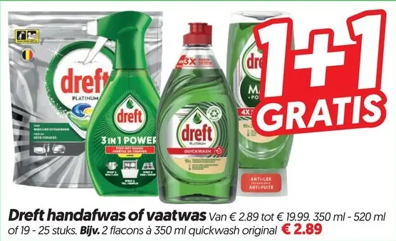 Aanbieding: Handafwas of vaatwas