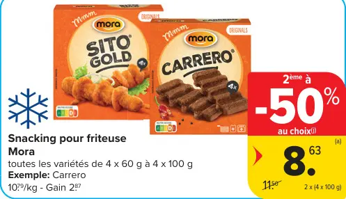 Offre: Snacking pour friteuse