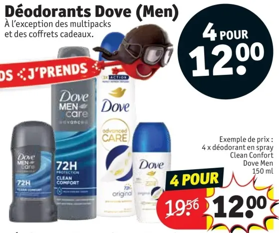 Offre: Déodorants
