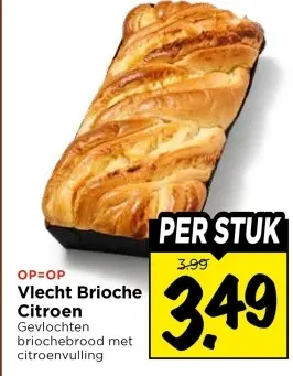 Aanbieding: Vlecht Brioche Citroen