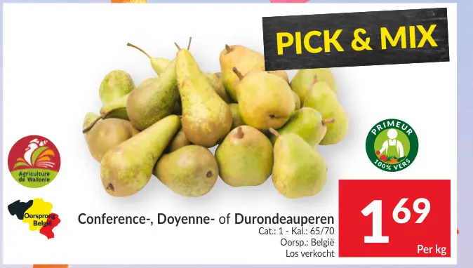 Promotie: Conference-, Doyenne- of Durondeauperen