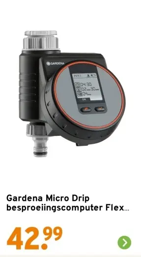 Aanbieding: Micro Drip besproeiingscomputer Flex