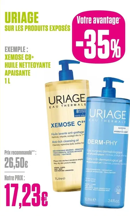 Offre: Xemose c8+ huile nettoyante apaisante