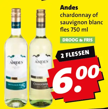 Aanbieding: Chardonnay of sauvignon blanc