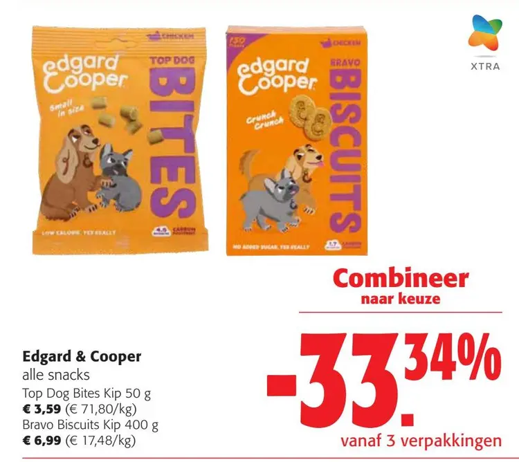 Aanbieding: Edgard & Cooper alle snacks