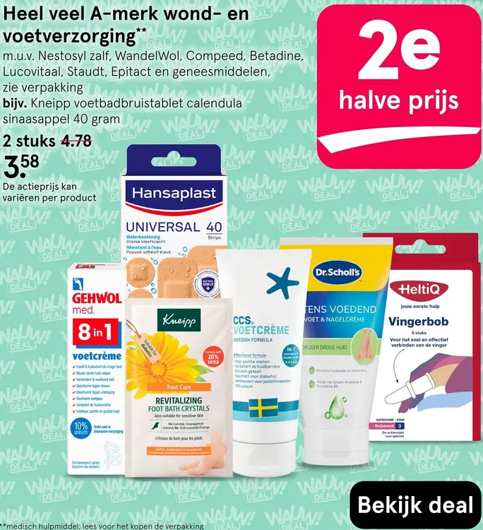 Aanbieding: Wond- en voetverzorging