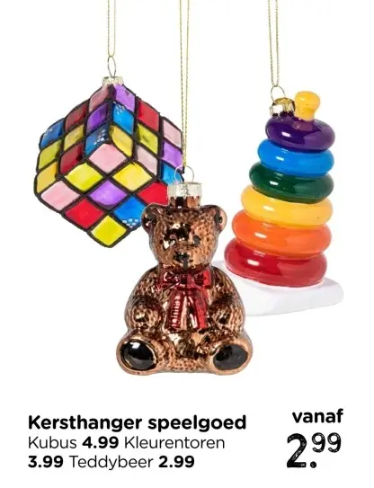Aanbieding: Kersthanger speelgoed
