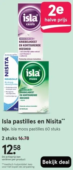 Aanbieding: Pastilles en Nisita