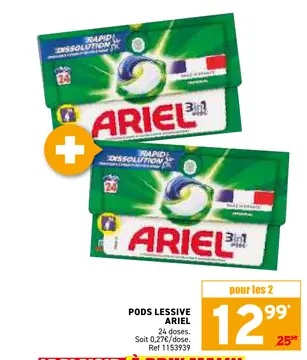 Offre: Pods lessive