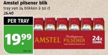 Aanbieding: Amstel pilsener blik