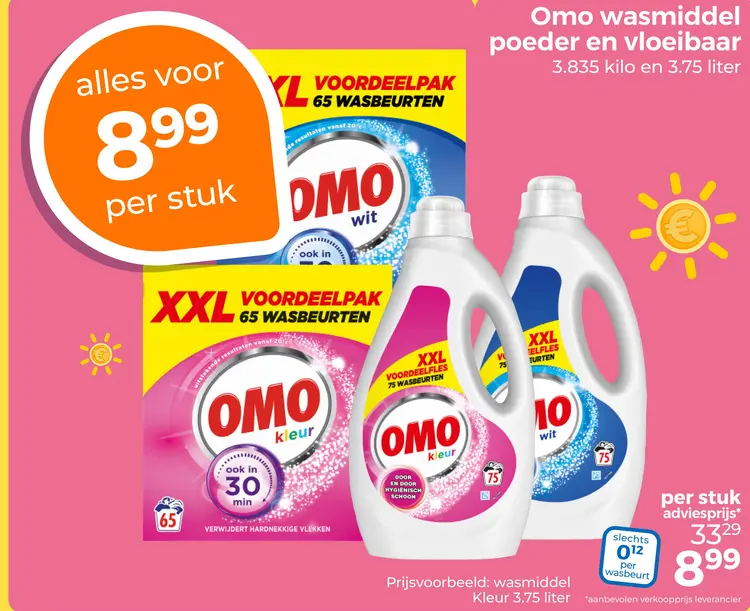 Aanbieding: Wasmiddel poeder en vloeibaar