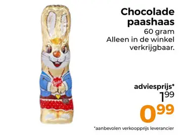 Aanbieding: Chocolade paashaas